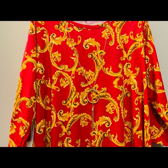 Forever Rose Couture Plus Size Swing Dress/ Tunic - Picture 7 of 8